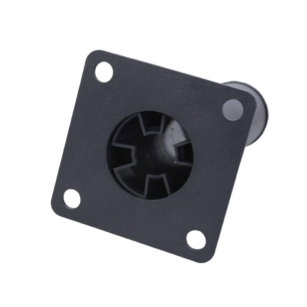 Metal Patio Umbrella Holder Clamp for Deck Railing Mount Outdoor Parasol Base Stand Bracket with 4 Screws Easy Install