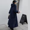 Winter New Casual Temperament Loose Imitation Rex Rabbit Fur Jacket Women's Hooded Long Coat Trendy