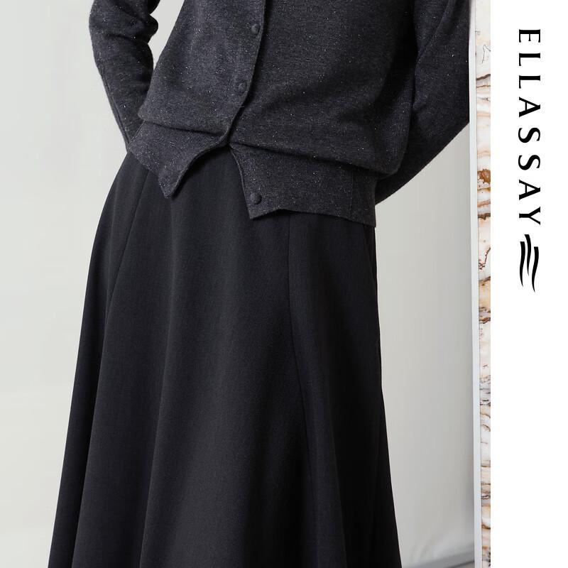 ELLASSAY Women's A-Line Midi Skirt