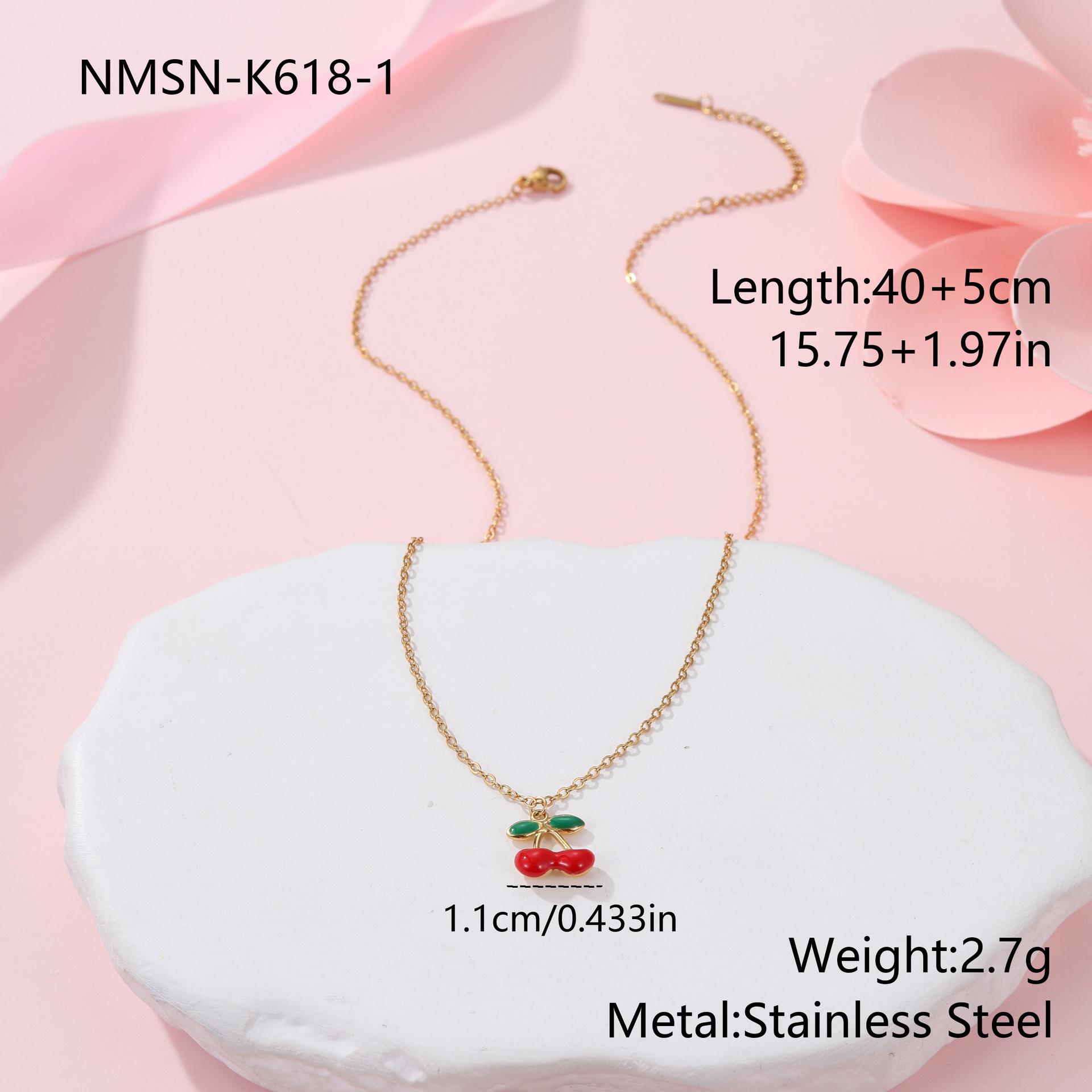 GEMCHIC Women s Cute Cherry Pendant Stainless Steel Earrings