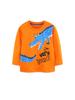 Kids' Cartoon Print Knit Cotton Long Sleeve Pullover - Trendy European & American Style