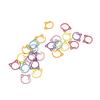 24Pcs Stitch Markers Metal Zinc Alloy Multicolor Cute Cat Locking Marker for Sewing Knitting