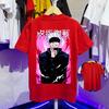 American Retro Anime Jujutsu Kaisen Gojo Satoru Summer New Retro Fashion Men and Women Streetwear