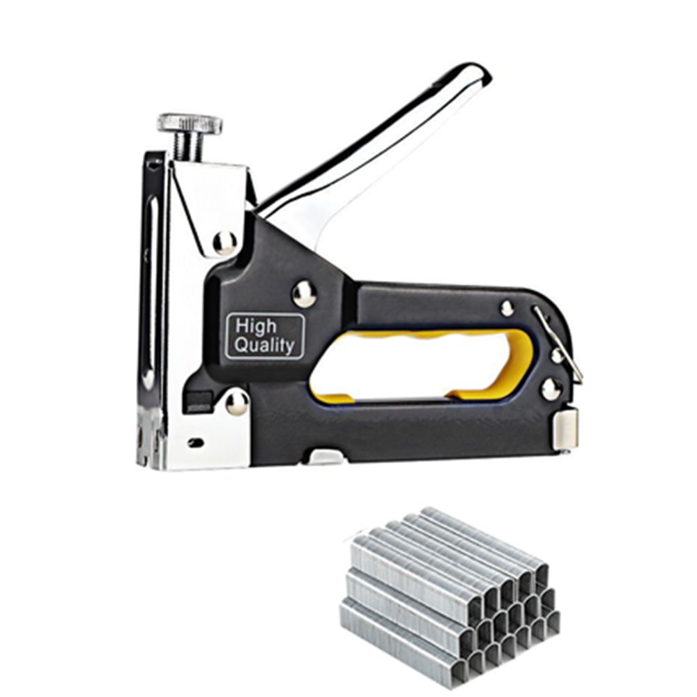 

Прочный мебельный степлер Многофункциональный набор степлера 3-в-1 Степлер Школьные офисные принадлежности Stapler Gunn&1000 U-shaped