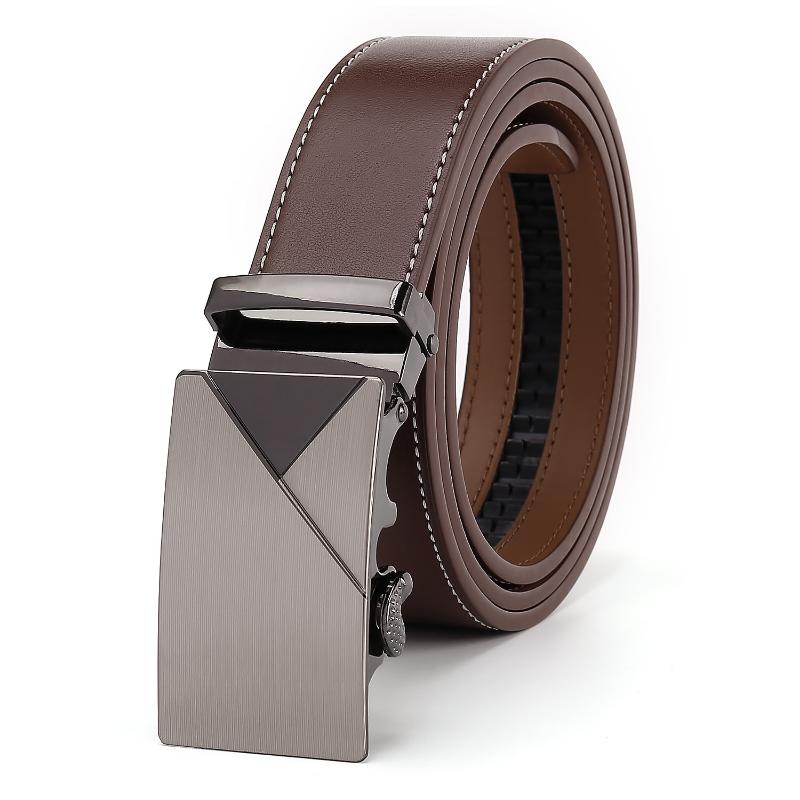 PULO Automatický opasek s přezkou Pánský opasek Ležérní Businessový Špičkový Pánský opasek