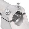 Silver Gearbox Gear Head Metal Brush Cutter Gearbox Durable Replacement Gear Head