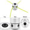 Tête de débroussailleuse aluminium double fil 2,4 mm - Compatible M8/M10/M12 (filetage gauche)