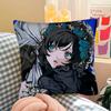 AAdoS Anime Cute Pillow Case Fashion Square Pillowcase Bedroom Sofa Room Ins Decoration Leisure Cushion Cover
