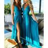 Sommer Neues Tiefes V-Trägerkleid für Damen Europäischer Amerikanischer Stil Brautjungfernkleid Partykleid für den grenzüberschreitenden Handel