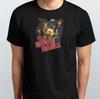 T-SHIRT Unisex Grafica Rock HANOI Retrò S M L XL XXL 3 4 XL Nero