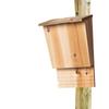 Large Outdoor Bat Houses Solid Wooden Bat Boxes Weatherproof Screwed Untreated Bat House Shelter For Garden Window Home