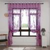 Modern Polyester Curtains With Large Peony Pattern For Living Room Bedroom