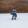 3D Design Astronaut Pendant Bead Brass Figure Spacer Bead  for Keychain DIY Making