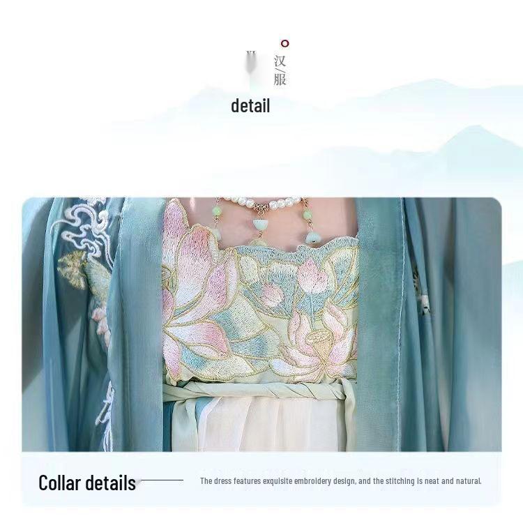 2026 Sommer Hanfu Prinzessinnen Tang-Anzug für Mädchen - Stilvolles Antikes Feen-Design mit großen fließenden Ärmeln