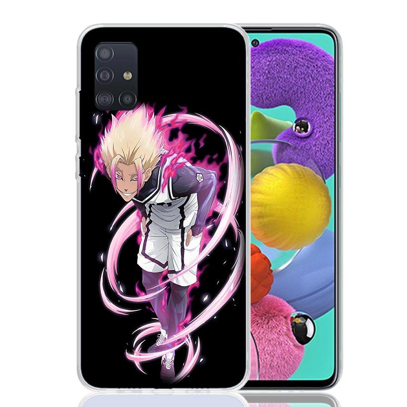 Blue Lock Shidou Ryusei Phone Case For Samsung Galaxy A52 A32 A22 A12 A02S A50S A30S A51 A31 AA71 Note 20 Ultra 10 S10 Plus Gala