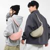 Lightweight Shoulder Bag Soid Color Unisex Chest Bag Commuter Bag