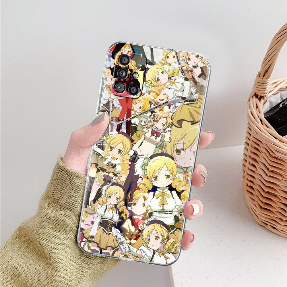 Anime Puella Magi Madoka Magica Phone Case For Samsung Galaxy A51 A71 A21S A12 A11 A31 A41 A52 A32 5G A72 A01 A02S Clear Cover