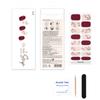 Gel Nail Stickers Semi Cured Gel Nail Art Decals With Quick Drying Technology For Long Lasting Salon Home Manicure