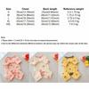 Cute Cartoon Printed Four-Legged Dog Pajamas Warm Belly-Hugging Dog Jumpsuit Comfortable Dog Home Clothing Home Sleepwear