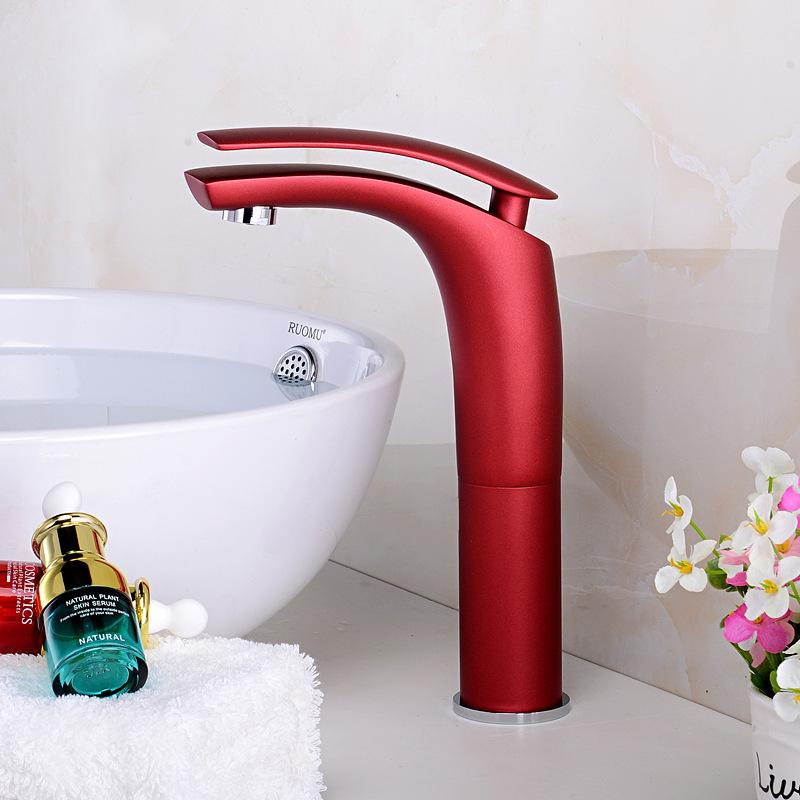 Waschbeckenarmaturen Schwarz Gold Messing Badezimmerarmatur Waschbeckenhahn Einhebel Warm und Kalt Wasserfall-Mischbatterien WC-Armatur