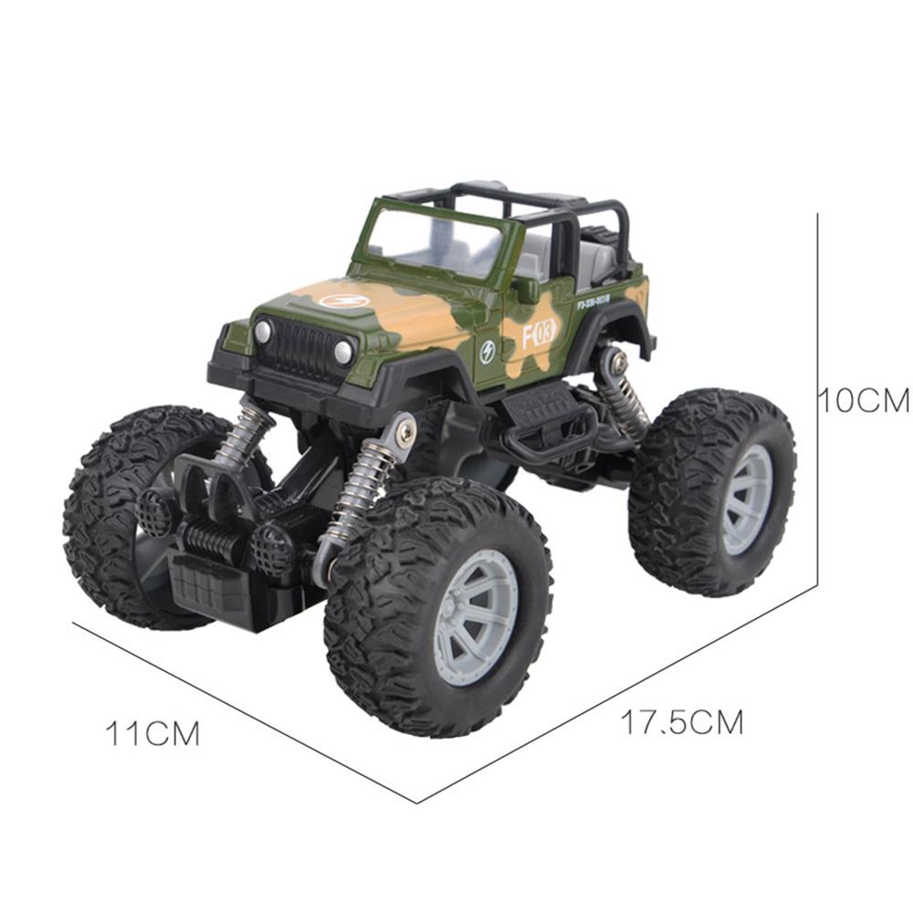 1/32 Children's Four-color Off-road Mountaineering Vehicle, Desert Vehicle, Spring Balanced Shock Absorber, Inertia Toy Car, Alloy Die-casting Model