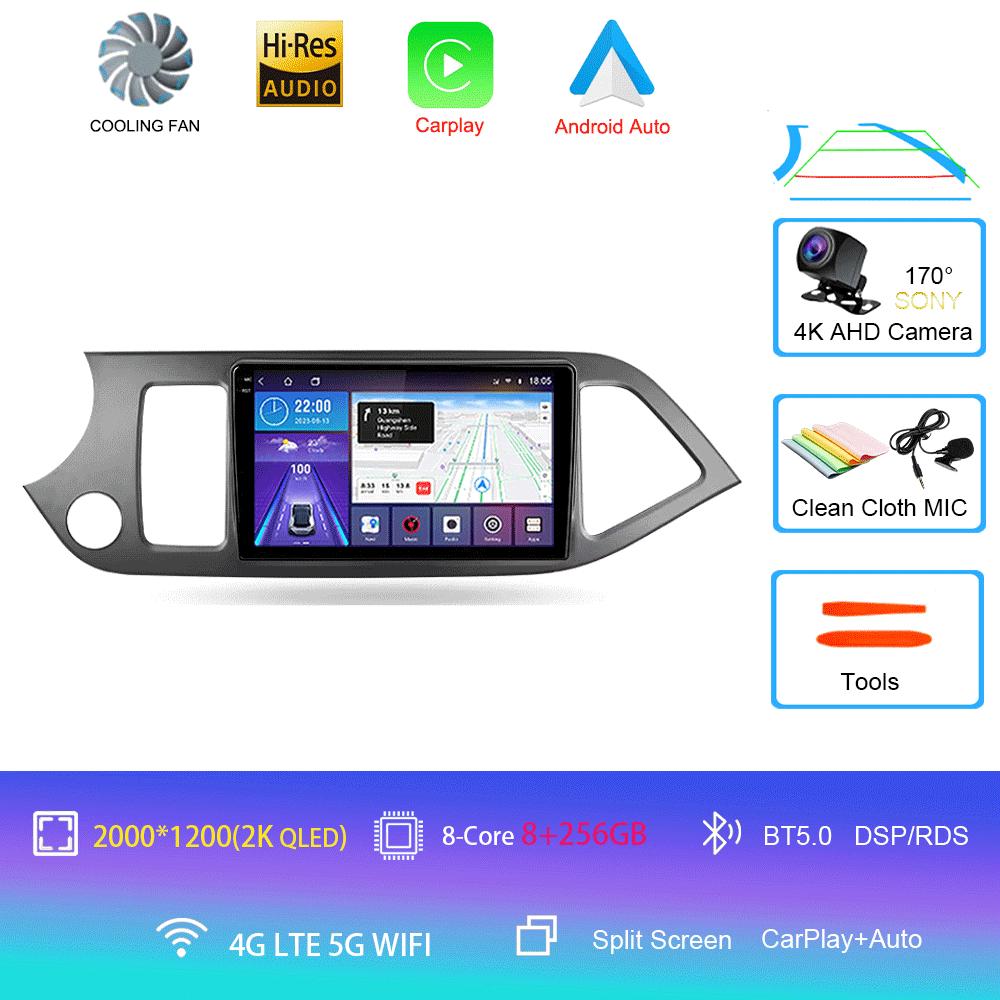 Android 14 Car Radio For Kia Morning 2 Picanto 2011 - 2017 Multimedia Video Player Navigation Stereo GPS No 2din 2 Din Dvd