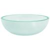 Tempered Glass Wash Basin 35 X 12 Cm Matte Finish