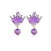 Accessori da Principessa Cosplay Gioielli per Bambini Collana Viola a Coda di Pesce Accessori