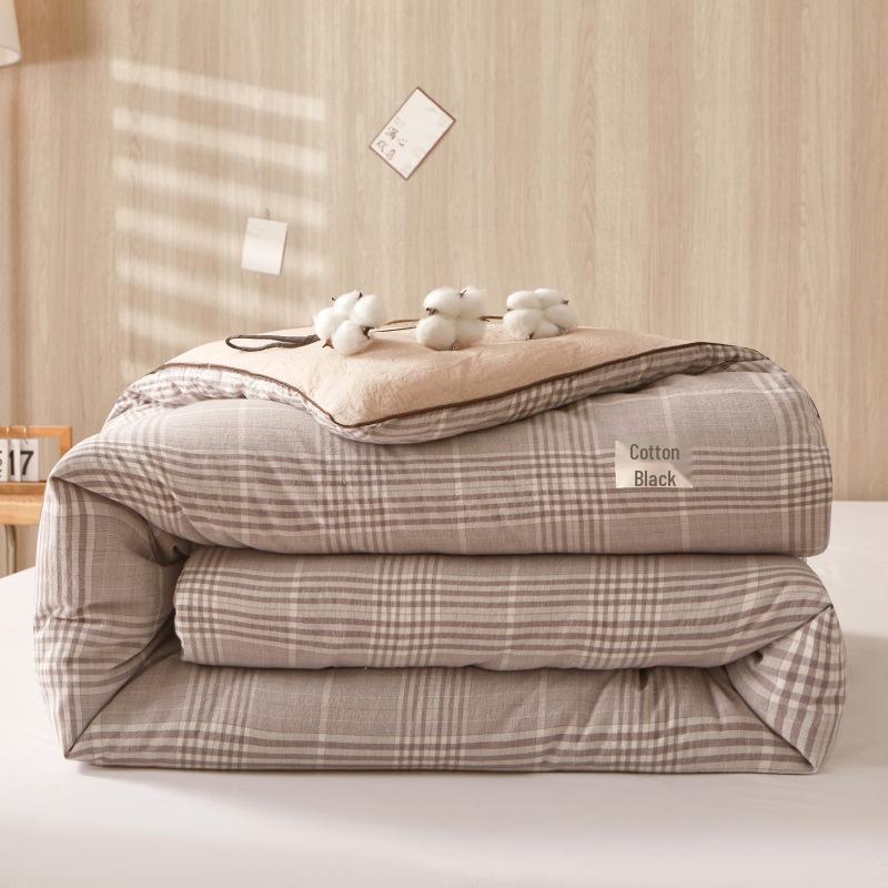 Plapumă din bumbac Xinjiang lucrată manual: 100% bumbac pur, gros și călduros pentru iarnă