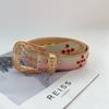 Rhinestone Belt Women'S Decorative Belt Accessories Summer Belt Sequins Color Niche With Jeans Belt