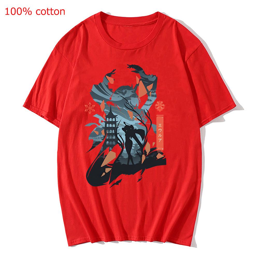 Genshin Impact Printing Tshirts Xiao Venti Print Tee Shirts Hu Tao Zhong Li Graphic T-shirt Kaedehara Kazuha Raiden Shogun Tees
