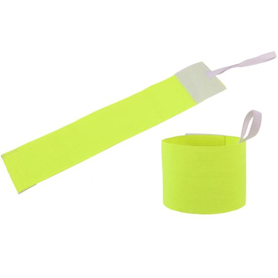 Opaski na ramię dla dorosłych, bardzo elastyczne, antypoślizgowe, regulowane, dobra widoczność, trening piłkarski, sporty zespołowe, opaska piłkarska, artykuły sportowe