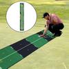 No Odor Foldable Golf Putting Practice Mat 50X300cm Anti-Slip Golf Training Pad Washable Portable Golf Hitting Mat Outdoor
