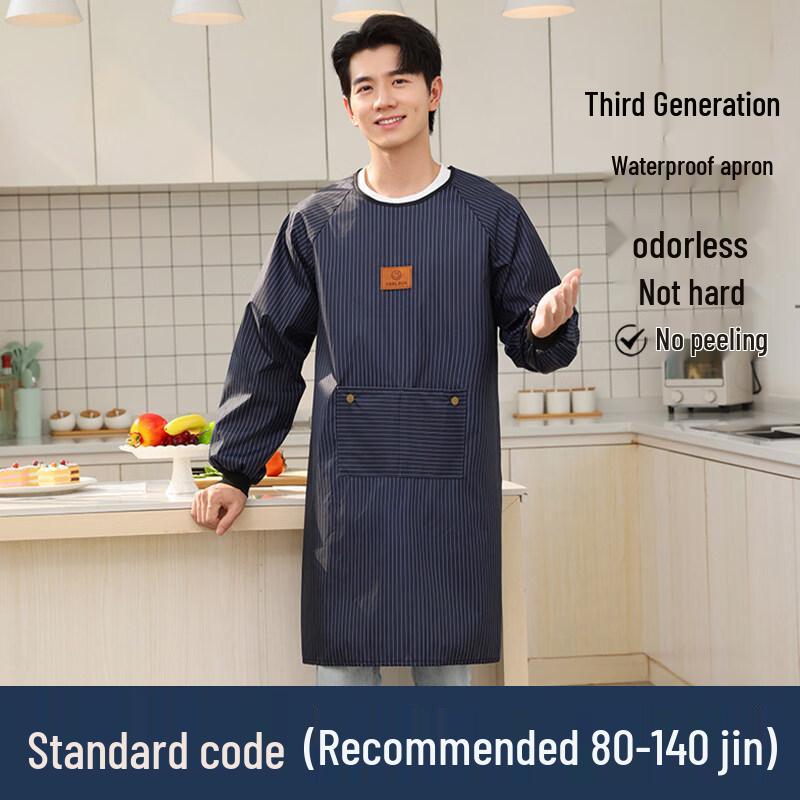 Yuzhuxun HC Men s Waterproof Long-Sleeved Work Apron