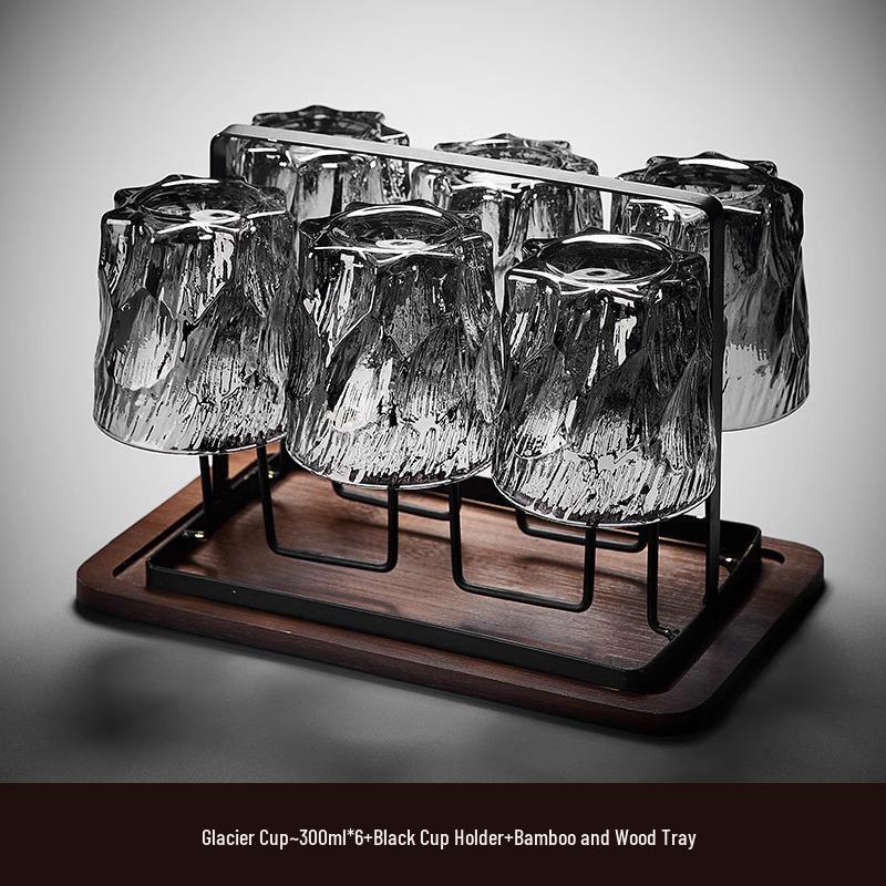 Mystic Ice Luxury Whiskey Glass - Creative Retro Rock Cup