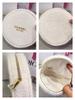 Chanel Borsa Portatrucco Rotonda CHANEL BEAUTÉ Bianca Peluche, Borsa Cosmetica con Cerniera Peluche, Accessorio di Bellezza Marca di Lusso