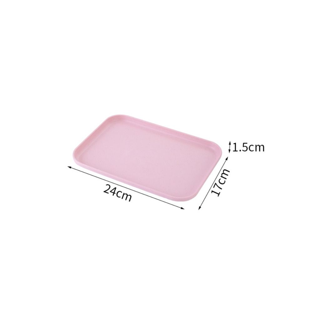 

Plastic Storage Rectangular Tray Eco-friendly Wheat Straw Tray Durable Bread Pan Restaurant S