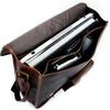 Handmade Buffalo Leather Laptop Messenger Bag: Full-Grain Computer Bag