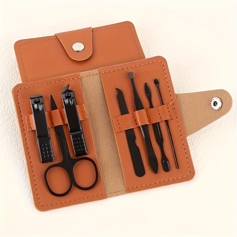 Nail Clipper Set, High Carbon Steel Blades, Manicure Care Kit with Storage Box, Concave Blade Design, Cuticle Remover, and Home Foot Care Tools