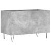 Record Cabinet Concrete Grey 74.5x38x48 cm Engineered Wood