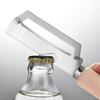 Curățător de legume cu mâner ergonomic din lemn 2-în-1 Deschizător de sticle Lamă lată curbată Curățător ascuțit pentru cartofi mere citrice morcovi Gadgeturi de bucătărie
