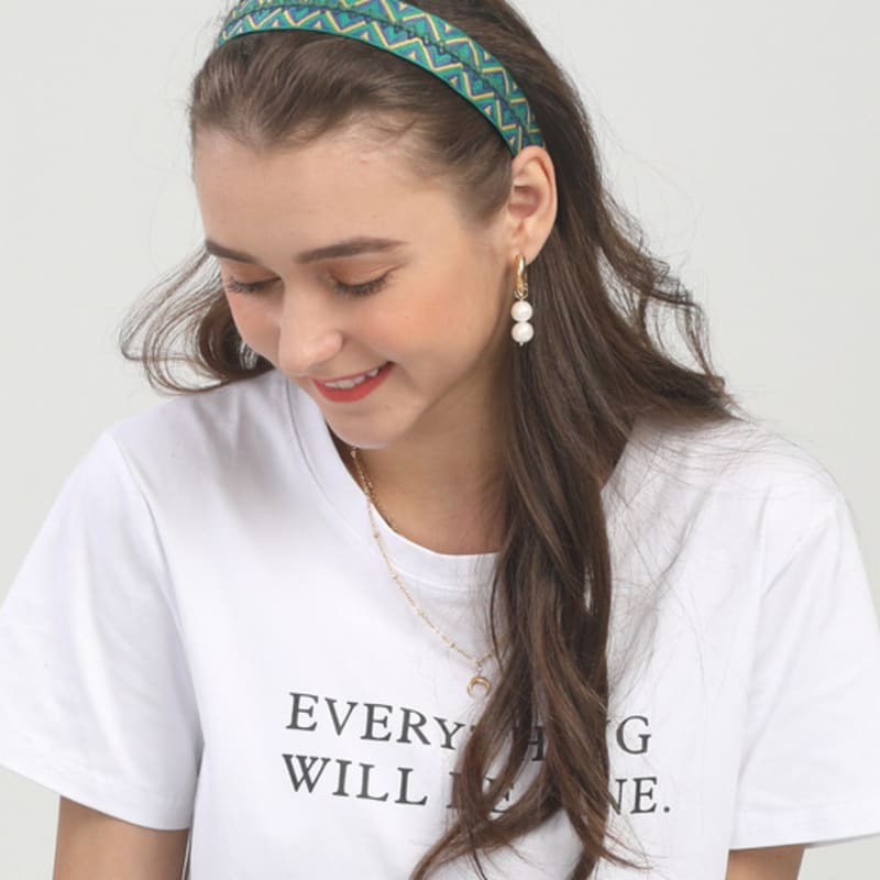 LALA Afrikanisches Muster Haarband P-GRÜN