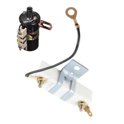 KIMISS Ignition Coil Resistor 1.5 Ohm Ceramic Bolster Resistor Metal