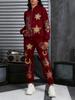 Spring and Autumn New Women's Casual Fashion Zipper Hooded Sweater Sweatpants Set Lightweight and Comfortable