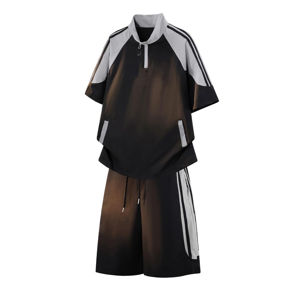 T-shirt Men's Shorts Men's Two-piece Sports Suit Men's Casual Pants Men's Loose Casual Shorts Suit