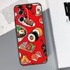 Kawaii Sushi Crowd Case For Xiaomi Redmi Note 14 13 9 10 11 12 Pro 12S Cover For Redmi 15C 15 13C 12C 14C 10C