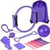 Body Shaping Tools Pilates  Yoga Balls  Yoga Rings Stretching Bands Resistance Bands Yoga Socks Fitness Set of Five Pieces