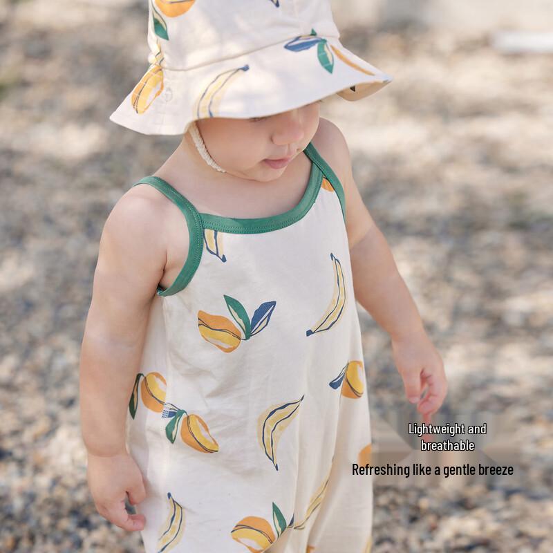 Babylove Pure Cotton Suspender Romper