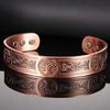 1pc Bohemian Style Bracelet with Intricate Patterns&Tree of Life Design Adjustable,Decorative Cuff,Durable Bracelet