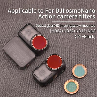 Filtry na objektiv pro DJI Osmo Nano UV CPL ND8 ND16/32/64 Black Mist NIGHT STAR Sada filtrů na objektiv pro příslušenství kamery DJI Osmo Nano